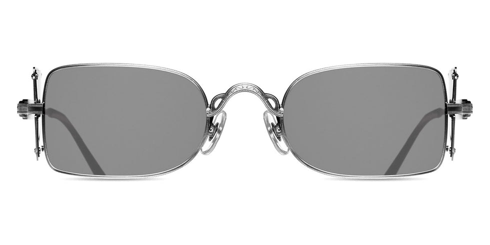 Matsuda® 10611H MTD 10611H Palladium White/Brushed Silver/Grey 48 - Palladium White/Brushed Silver / Grey Sunglasses
