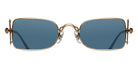 Matsuda® 10611H MTD 10611H Brushed Gold/Brushed Silver/Blue Grey 48 - Brushed Gold/Brushed Silver / Blue Grey Sunglasses