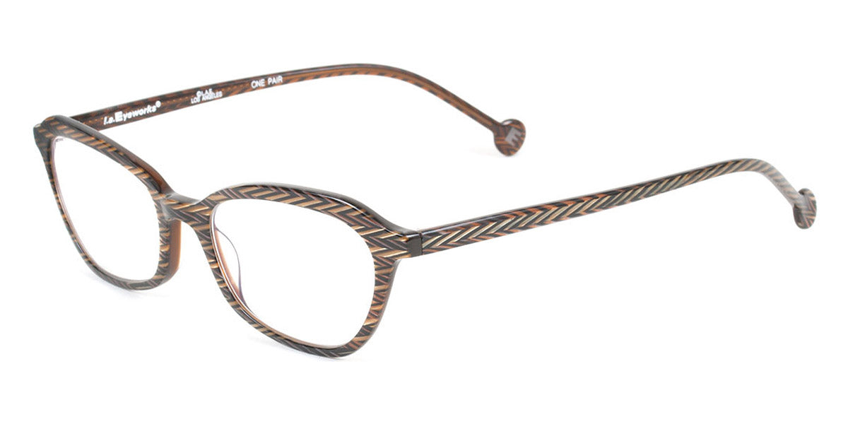L.A.Eyeworks® PORTER  LA PORTER 935 50 - Gold Hatchet Eyeglasses