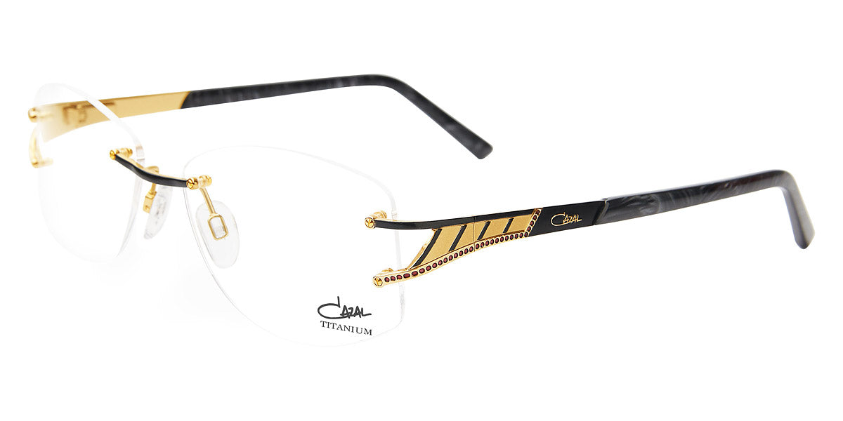Cazal® 1254  CAZ 1254 004 55 - 004 Black Eyeglasses