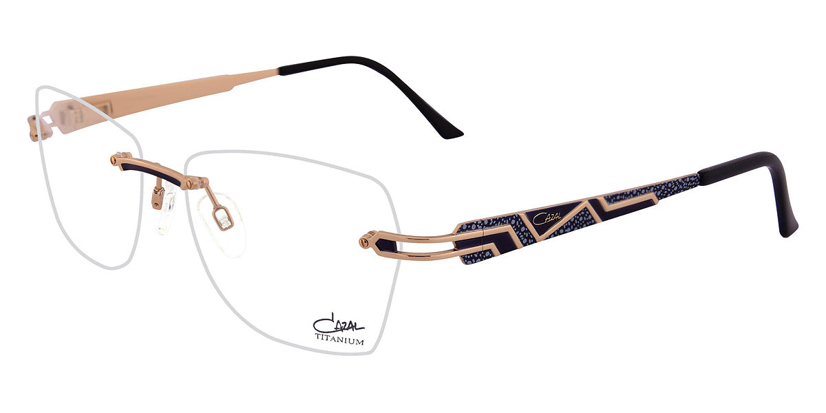 Cazal® 1275 CAZ 1275 001 55 - 001 Navy Blue-Gold Eyeglasses