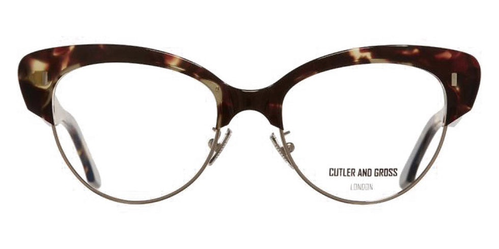 Cutler and Gross® 1351 CG OP 1351 DARK TURTLE 55 - Dark Turtle Eyeglasses
