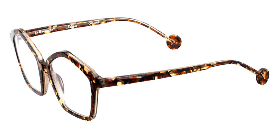 L.A.Eyeworks® WHIRLY BIRD  LA WHIRLY BIRD 110 52 - Amber Dawn Eyeglasses