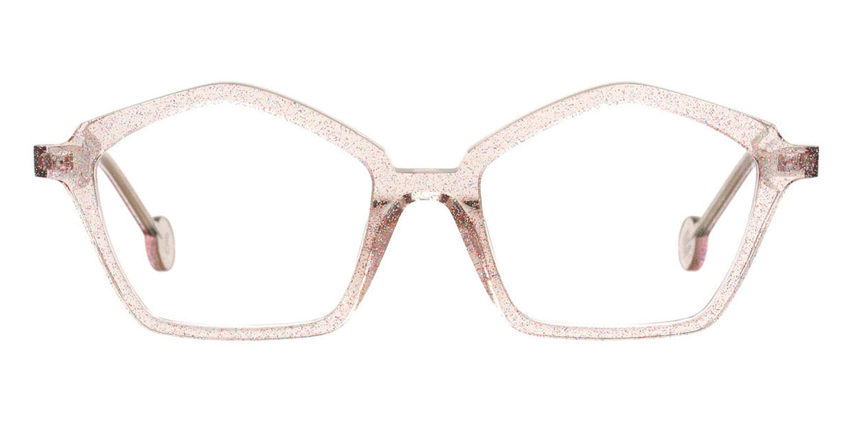 L.A.Eyeworks® WHIRLY BIRD  LA WHIRLY BIRD 244 52 - Sheer Glitter Eyeglasses
