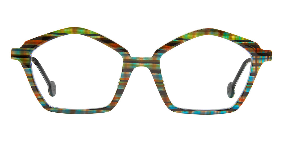 L.A.Eyeworks® WHIRLY BIRD  LA WHIRLY BIRD 607 52 - Rad Plaid Eyeglasses