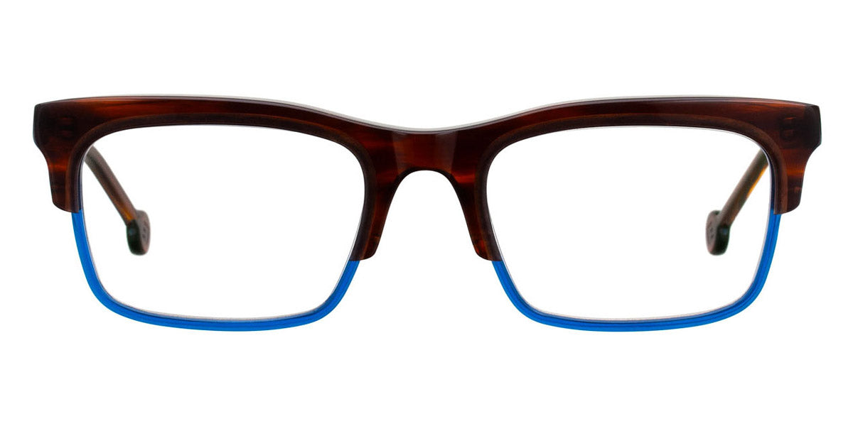 L.A.Eyeworks® GHATS  LA GHATS 318319 53 - AO Tortoise and Deep Blue Crystal Eyeglasses