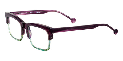 L.A.Eyeworks® GHATS  LA GHATS 352357 53 - Graype & Sea Green Eyeglasses