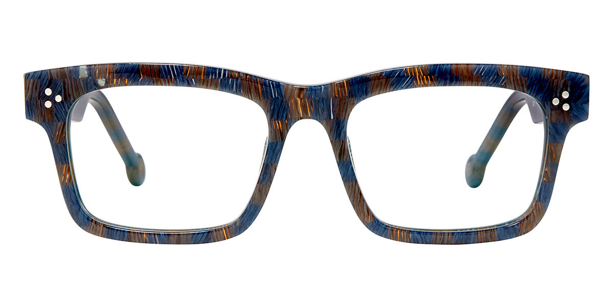 L.A.Eyeworks® WELLS  LA WELLS 628 52 - Shady Blue Bales Eyeglasses
