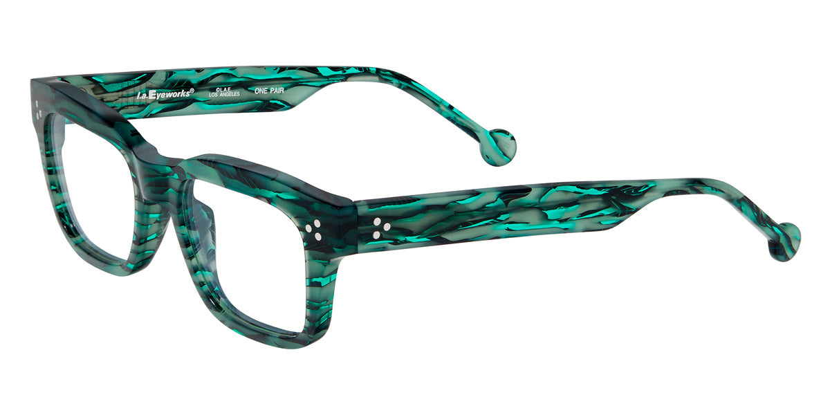 L.A.Eyeworks® JERSEY MAC  LA JERSEY MAC 693 49 - Green Dragon Eyeglasses