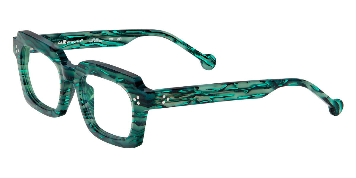 L.A.Eyeworks® FOTINI  LA FOTINI 693 48 - Green Dragon Eyeglasses