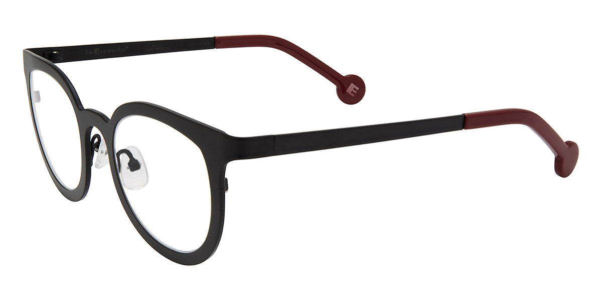L.A.Eyeworks® FRANKLY  LA FRANKLY 472M 49 - Black Matte Eyeglasses