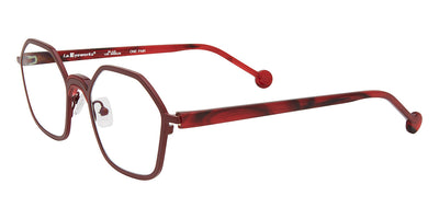 L.A.Eyeworks® WHELK  LA WHELK 542239 51 - Dark Red Matte with Arctic Char Eyeglasses