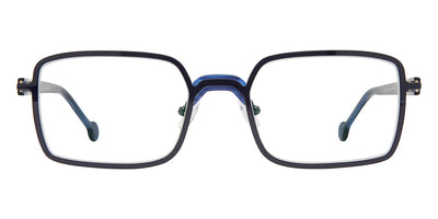 L.A.Eyeworks® YUBAN LA YUBAN 490273 53 - Tonka Blue with This Blue Eyeglasses