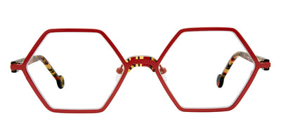 L.A.Eyeworks® POMFRET  LA POMFRET 502178 53 - Brick Red with Ruby Tortoise Eyeglasses
