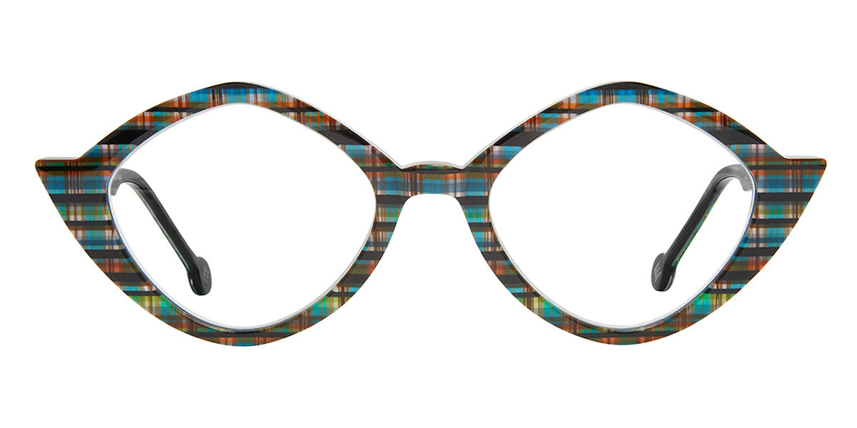 L.A.Eyeworks® SUNFISH  LA SUNFISH 607 52 - Rad Plaid Eyeglasses