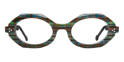 L.A.Eyeworks® VIKING MIDGE  LA VIKING MIDGE 607 50 - Rad Plaid Eyeglasses