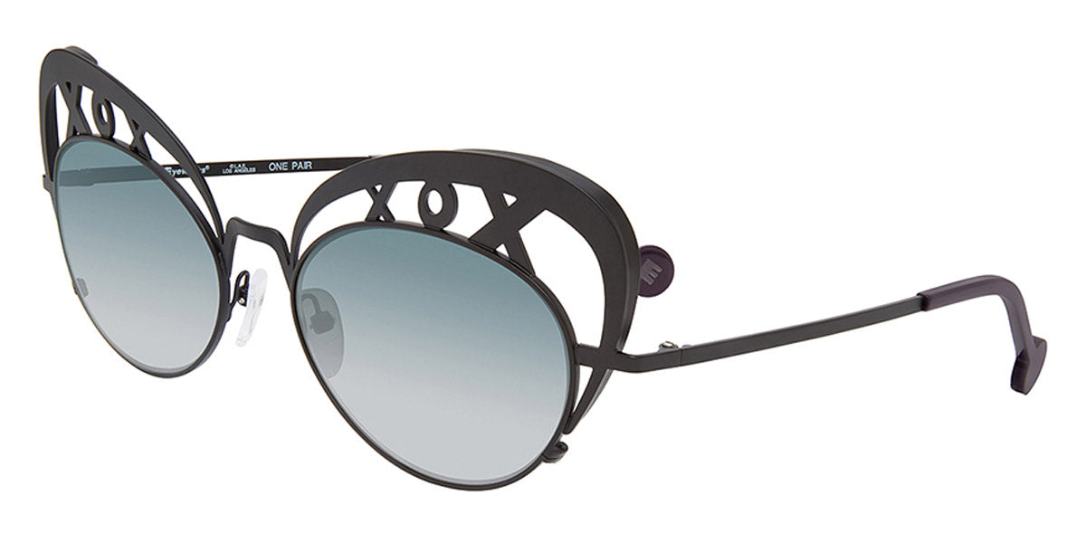 L.A.Eyeworks® XOX LA XOX 820 58 - Black with Temple Tips Sunglasses