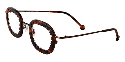 L.A.Eyeworks® TULLY  LA TULLY 1026467 43 - Tennessee Tortoise with Brown Matte Eyeglasses