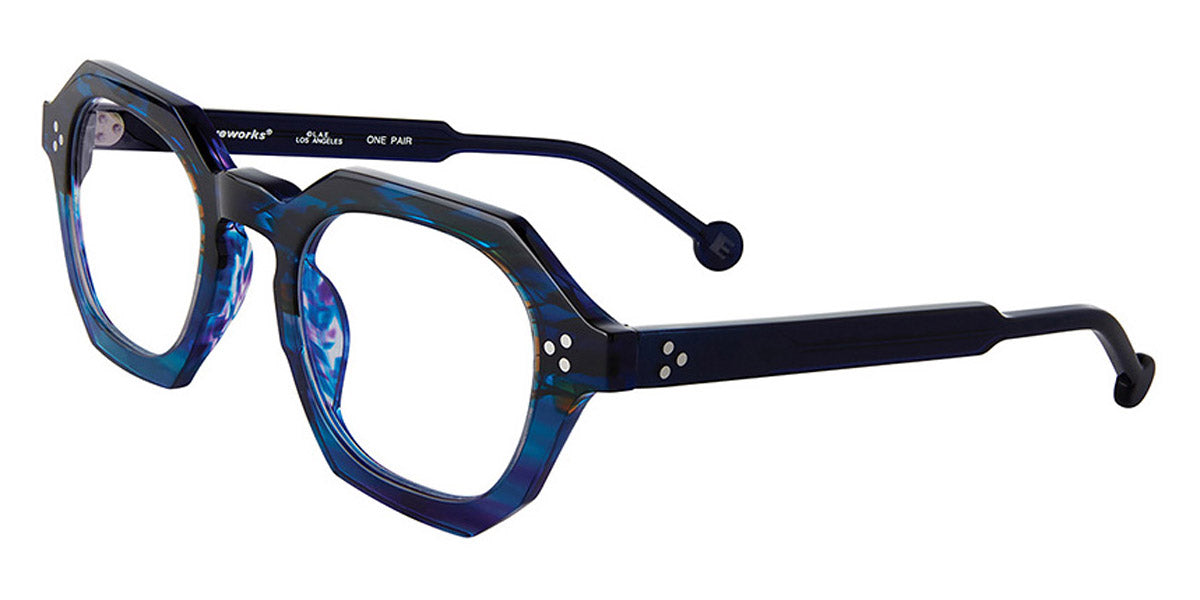 L.A.Eyeworks® GOODALL  LA GOODALL 1019 49 - Barbados Blue Eyeglasses