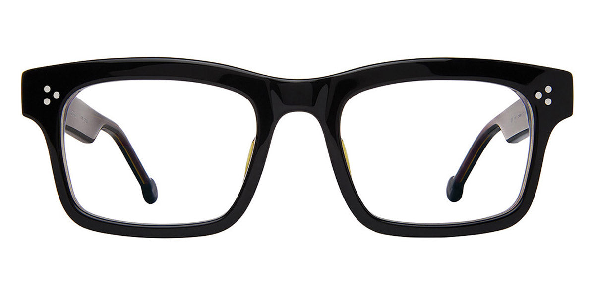 L.A.Eyeworks® WALLY  LA WALLY 1025 53 - Pitch Black Eyeglasses