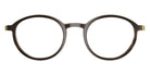 Lindberg® Buffalo Horn™ 1828 LIN BH 1828-H18-GT 45 - H18-GT Eyeglasses