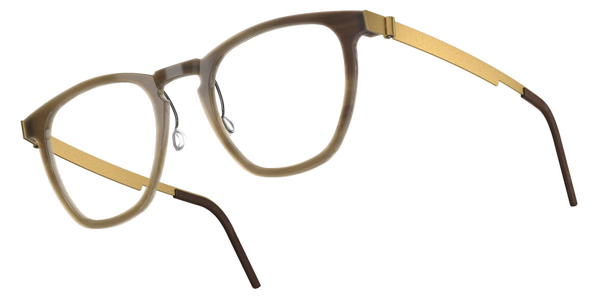 Lindberg® Buffalo Horn™ 1857 LIN BH 1857-H16-GT 52 - H16-GT Eyeglasses