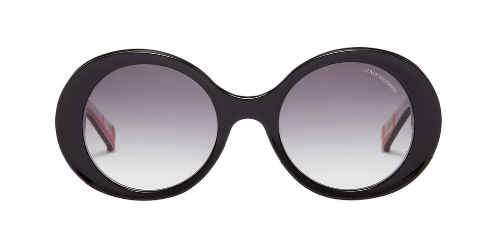 OLIVER GOLDSMITH® & TED BAKER® -1960'S  BLACK SUNGLASSES