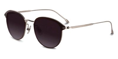 Sama® 1998 SAM Brown Brushed Silver 51 - Brown Brushed Silver Sunglasses