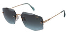 Cazal® 217/3-4 CAZ 217/3-4 001 59 - 001 Gold Sunglasses