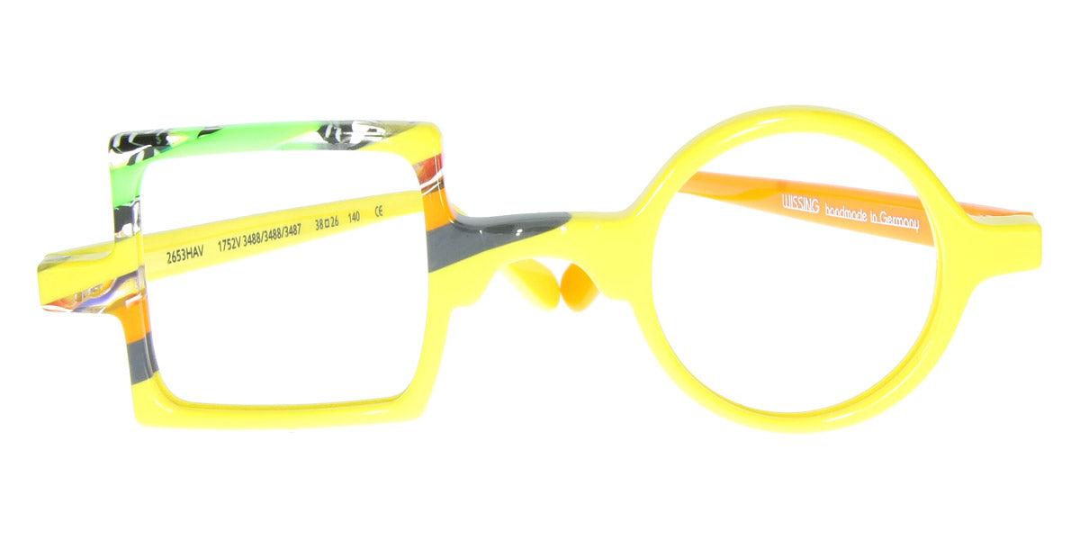 Wissing® 2653 HAV WIS 2653 HAV 1752V 3488/3488/3487 38 - Eyeglasses