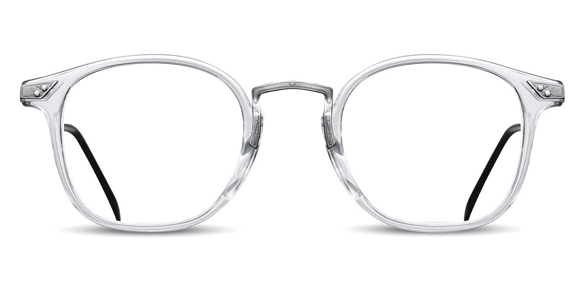 Matsuda® 2808H MTD 2808H Crystal / Matte Antique Silver 45 - Crystal / Matte Antique Silver Eyeglasses