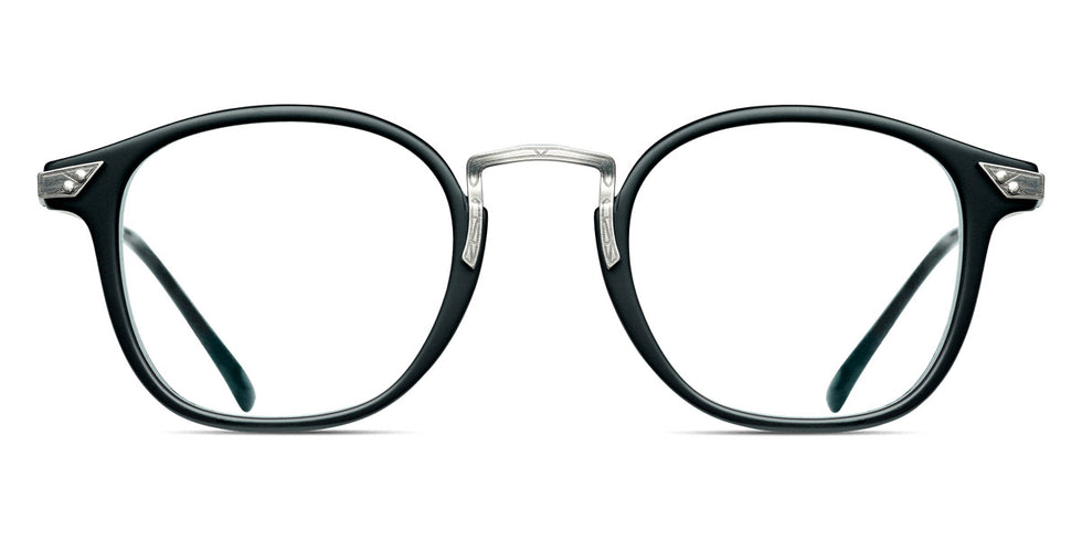 Matsuda® 2808H MTD 2808H Matte Black/Matte Antique Silver 47 - Matte Black / Matte Antique Silver Eyeglasses