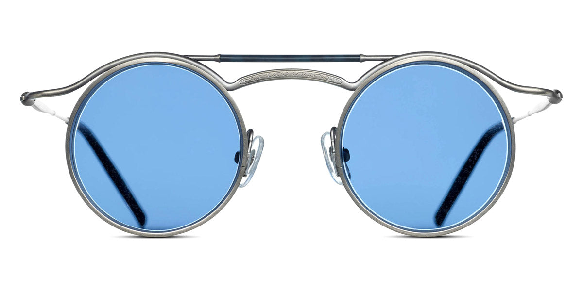 Matsuda® 2903H MTD 2903H Antique Silver/Cobalt Blue 43 - Antique Silver / Cobalt Blue Sunglasses