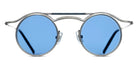 Matsuda® 2903H MTD 2903H Antique Silver/Cobalt Blue 43 - Antique Silver / Cobalt Blue Sunglasses