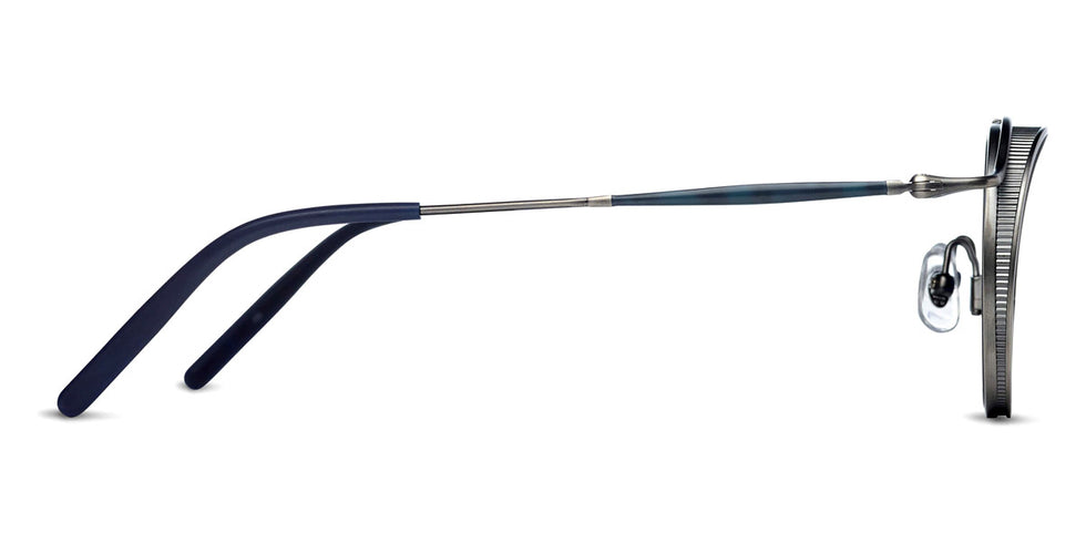 Matsuda® 2903H MTD 2903H Antique Silver/Cobalt Blue 43 - Antique Silver / Cobalt Blue Sunglasses