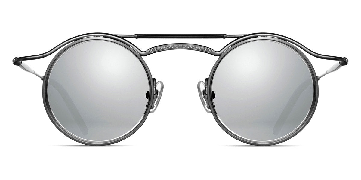 Matsuda® 2903H MTD 2903H Matte Black/Silver Mirror 43 - Matte Black / Silver Mirror Sunglasses