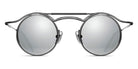 Matsuda® 2903H MTD 2903H Matte Black/Silver Mirror 43 - Matte Black / Silver Mirror Sunglasses
