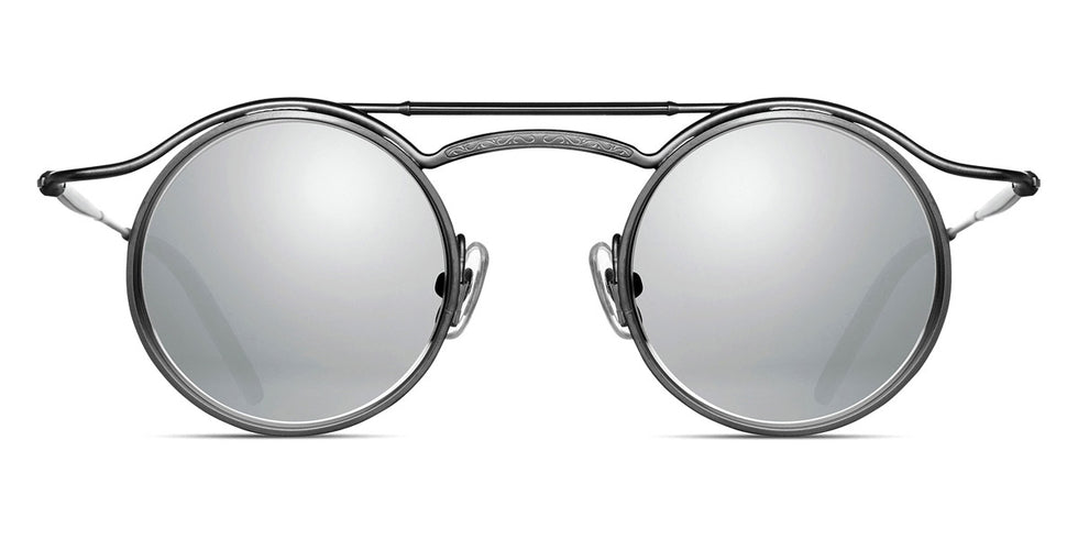 Matsuda® 2903H MTD 2903H Matte Black/Silver Mirror 43 - Matte Black / Silver Mirror Sunglasses