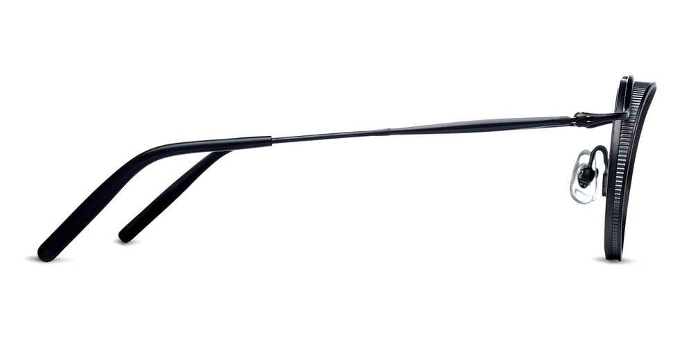 Matsuda® 2903H MTD 2903H Matte Black/Silver Mirror 43 - Matte Black / Silver Mirror Sunglasses