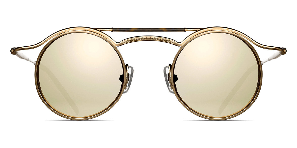 Matsuda® 2903H MTD 2903H Matte Gold/Gold Mirror 43 - Matte Gold / Gold Mirror Sunglasses