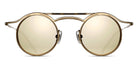 Matsuda® 2903H MTD 2903H Matte Gold/Gold Mirror 43 - Matte Gold / Gold Mirror Sunglasses