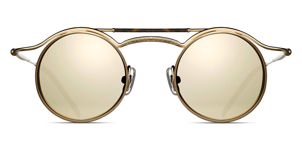 Matsuda® 2903H MTD 2903H Matte Gold/Gold Mirror 43 - Matte Gold / Gold Mirror Sunglasses