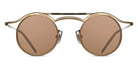 Matsuda® 2903H MTD 2903H Matte Gold/Matte Black/Brown 43 - Matte Gold/Matte Black / Brown Sunglasses