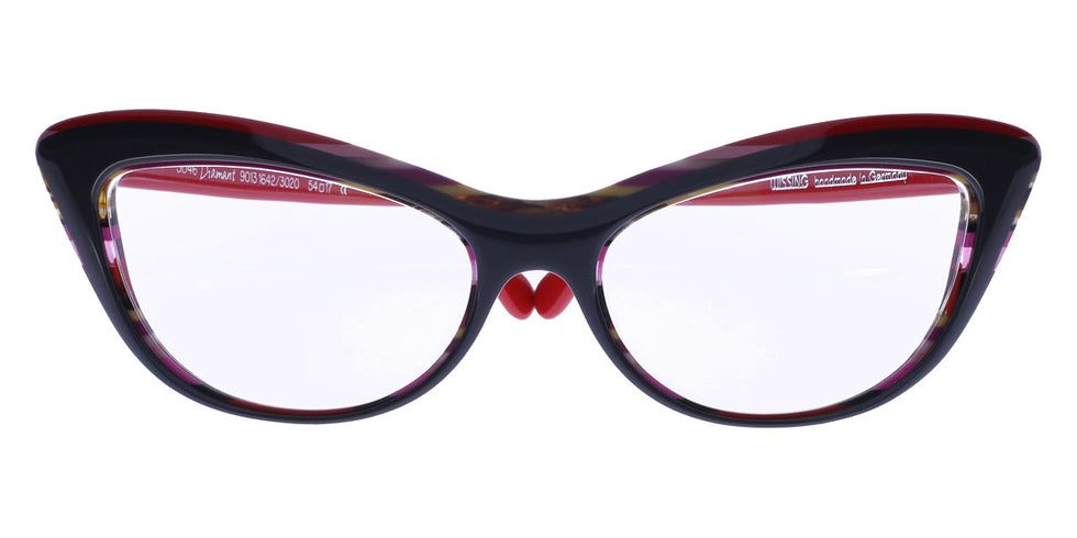 Wissing® 3046 D WIS 3046 D 9013 1642/3020 54 - Eyeglasses