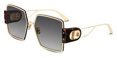 Dior® 30Montaigne S4U 30MTS4UXG F0GP - Silver-Finish Metal and White Sunglasses