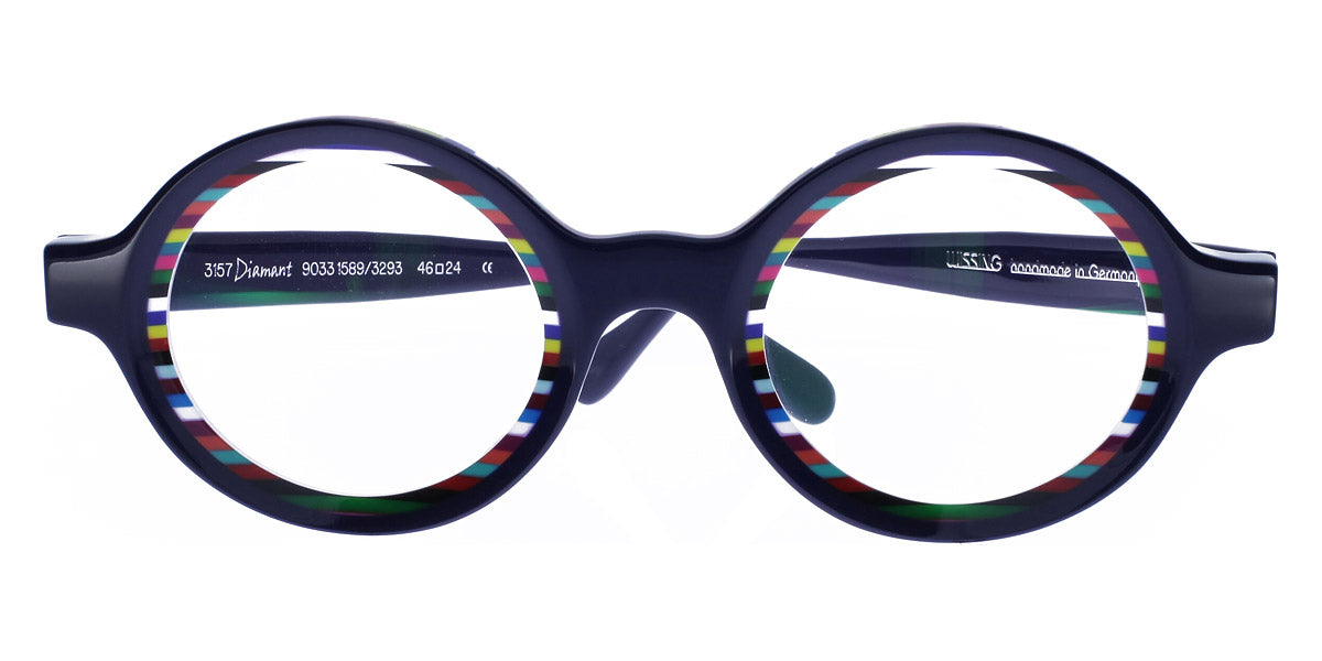 Wissing® 3157 D WIS 3157 D 9033 1589/3293 46 - Eyeglasses