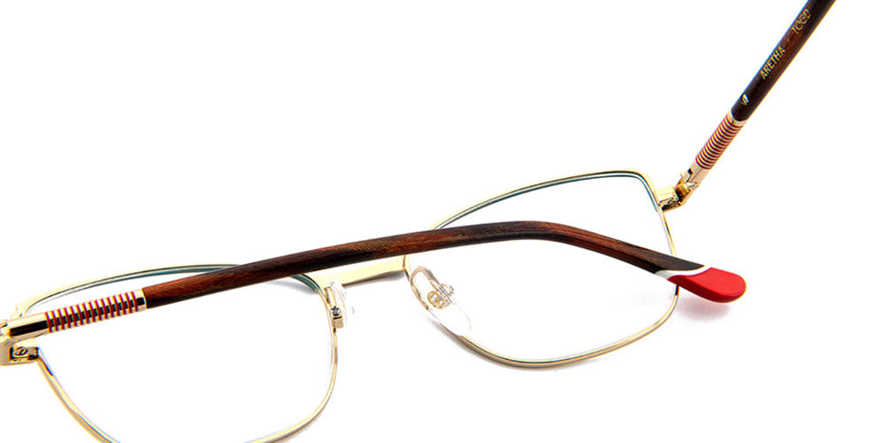 Etnia Barcelona® ARETHA 4 ARETHA 54O TQGD - TQGD Turquoise/Gold Eyeglasses