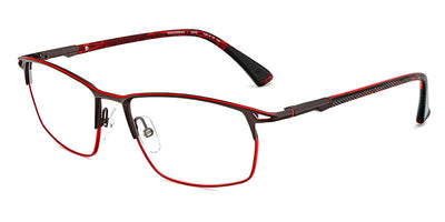Etnia Barcelona® SACHSENRING 4 SACHSE 56O GMRD - GMRD Gray/Red Eyeglasses