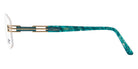 Cazal® 4302  CAZ 4302 002 53 - 002 Turquoise-Gold Eyeglasses