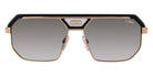 Cazal® 676 CAZ 676 002 63 - 002 Black-Gold Mat Sunglasses
